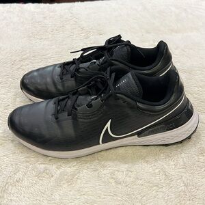 Nike Golf Infinity Pro 2 DM8449-015 Men's Black/White Shoes size 14